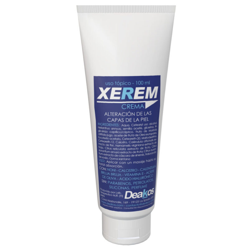 XEREM TUBO: apoyo para la regeneración y la protección de la piel