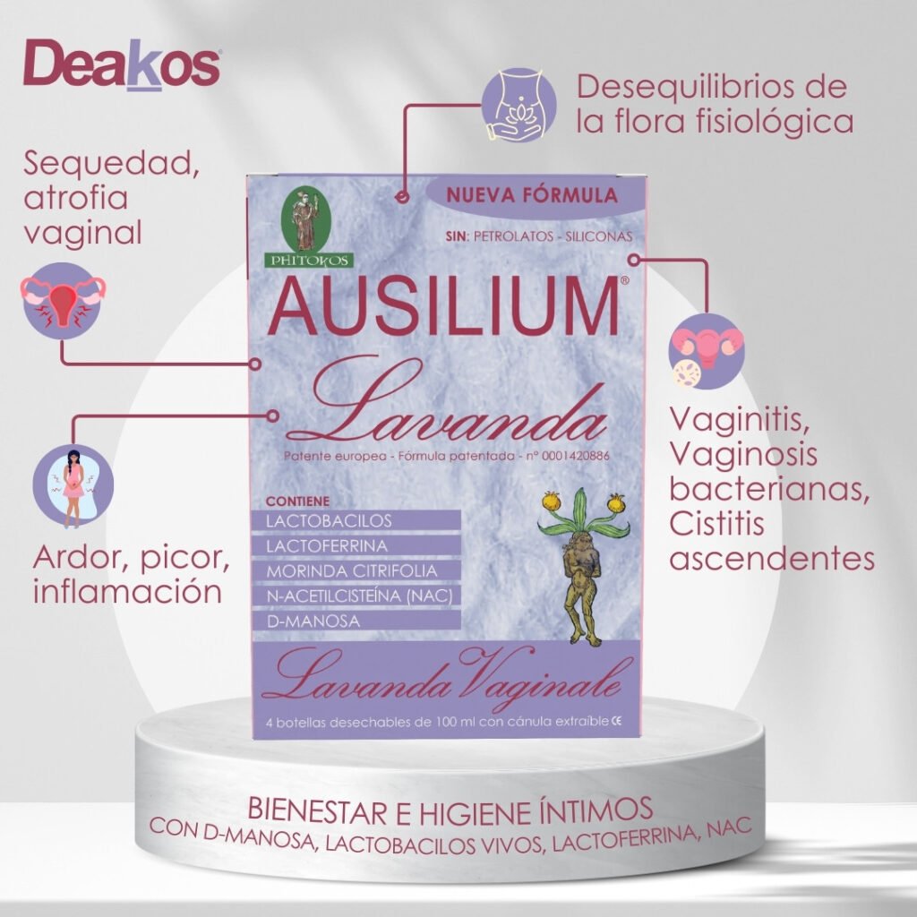 Ausilium Lavanda: cuidado íntimo para el bienestar y la salud vaginal