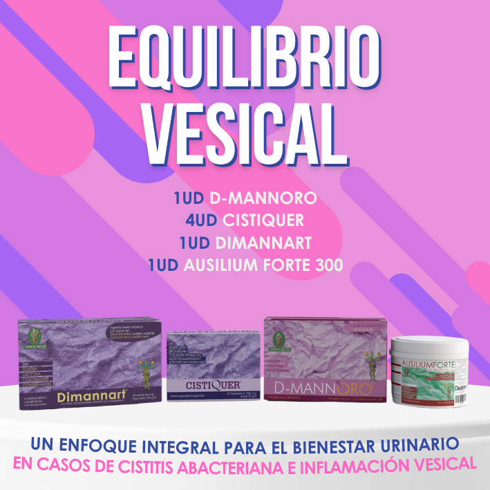 SOLUCIÓN EQUILIBRIO VESICAL: apoyo para la cistitis abacteriana